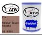 Preview: Ford, Medium Taupe Metallic, 55 / 6095: 500ml Lackdose, von ATW Autoteile West.